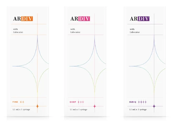 ARDIV Cross-linked Hyaluronic Acid filler 24mg/ml – 1.1ml South Korea
