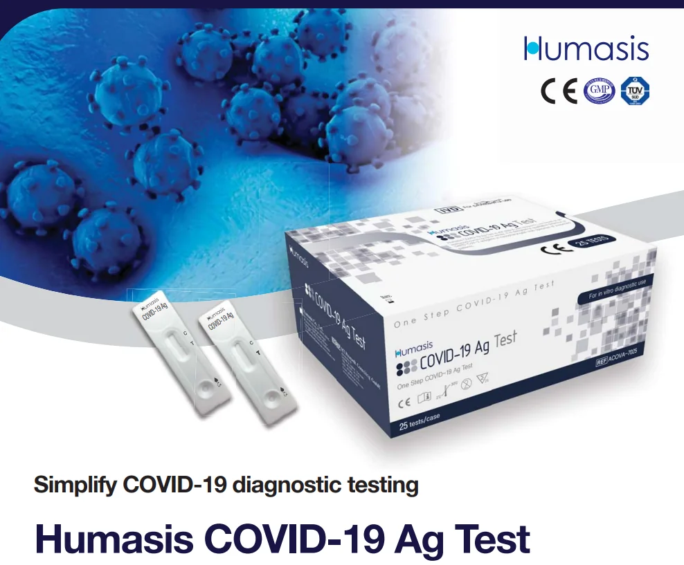 Humasis COVID-19 Ag Test – 1 box – 5 kits
