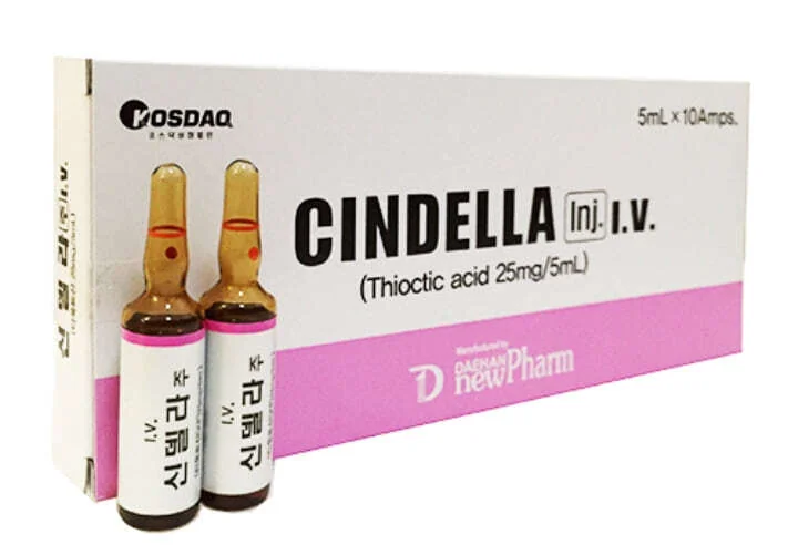 CINDELLA INJECTION Thioctic acid 25mg/ 5ml *10 Korea
