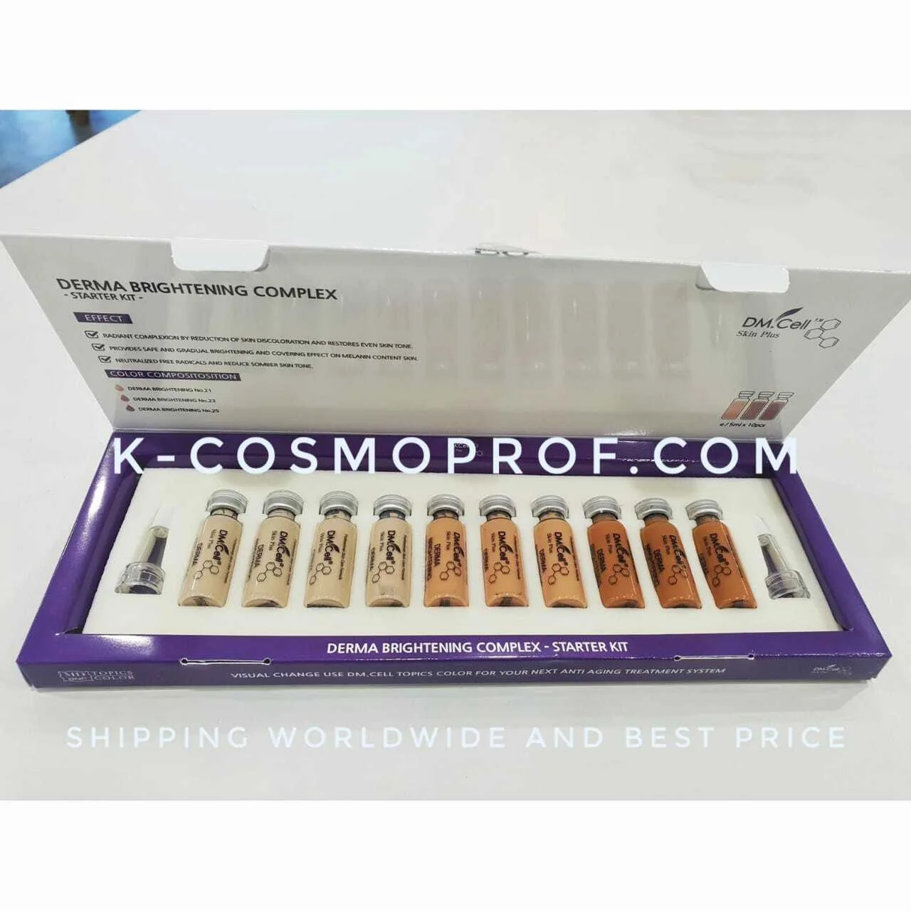 DM.cell BB Mesowhite MiX color Kit – BB glow treatment – Meso ampoule