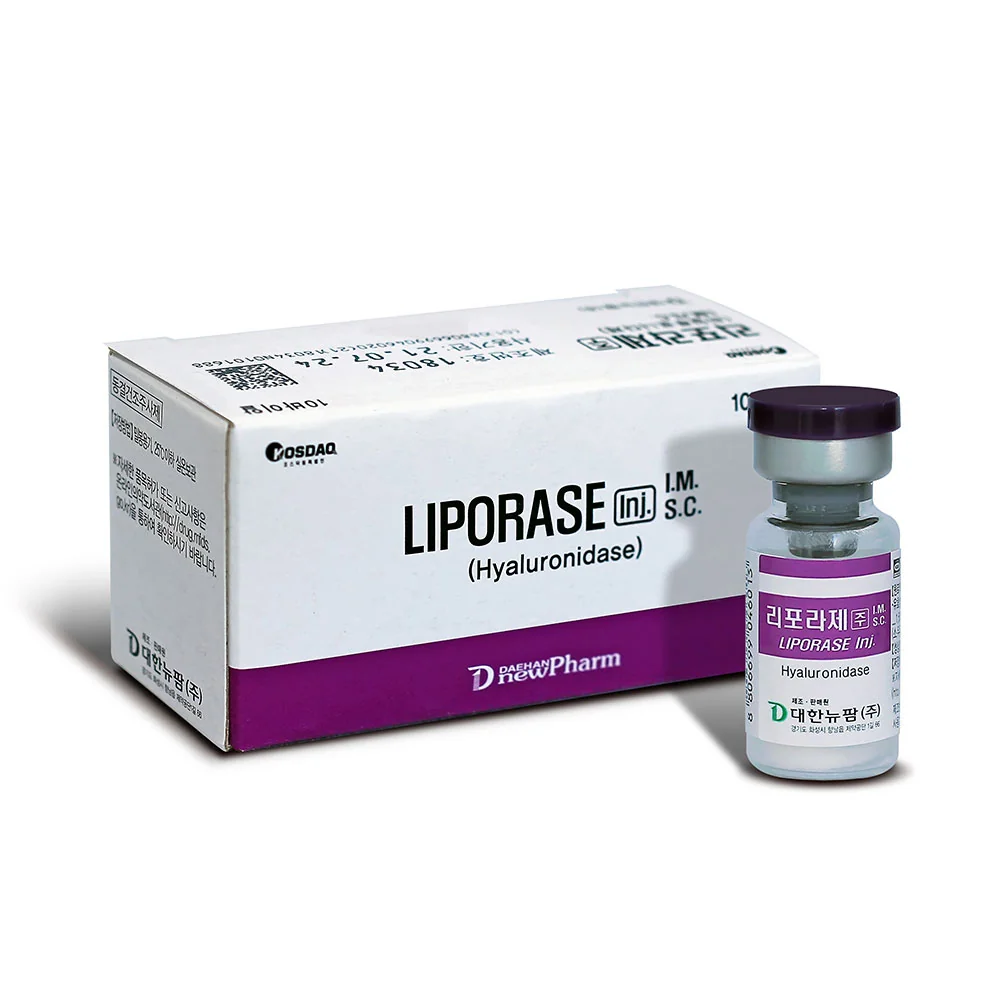 Liporase – 1500iu Lyophilized Hyaluronidase Daehan New Pharm S.Korea 10 ampoules
