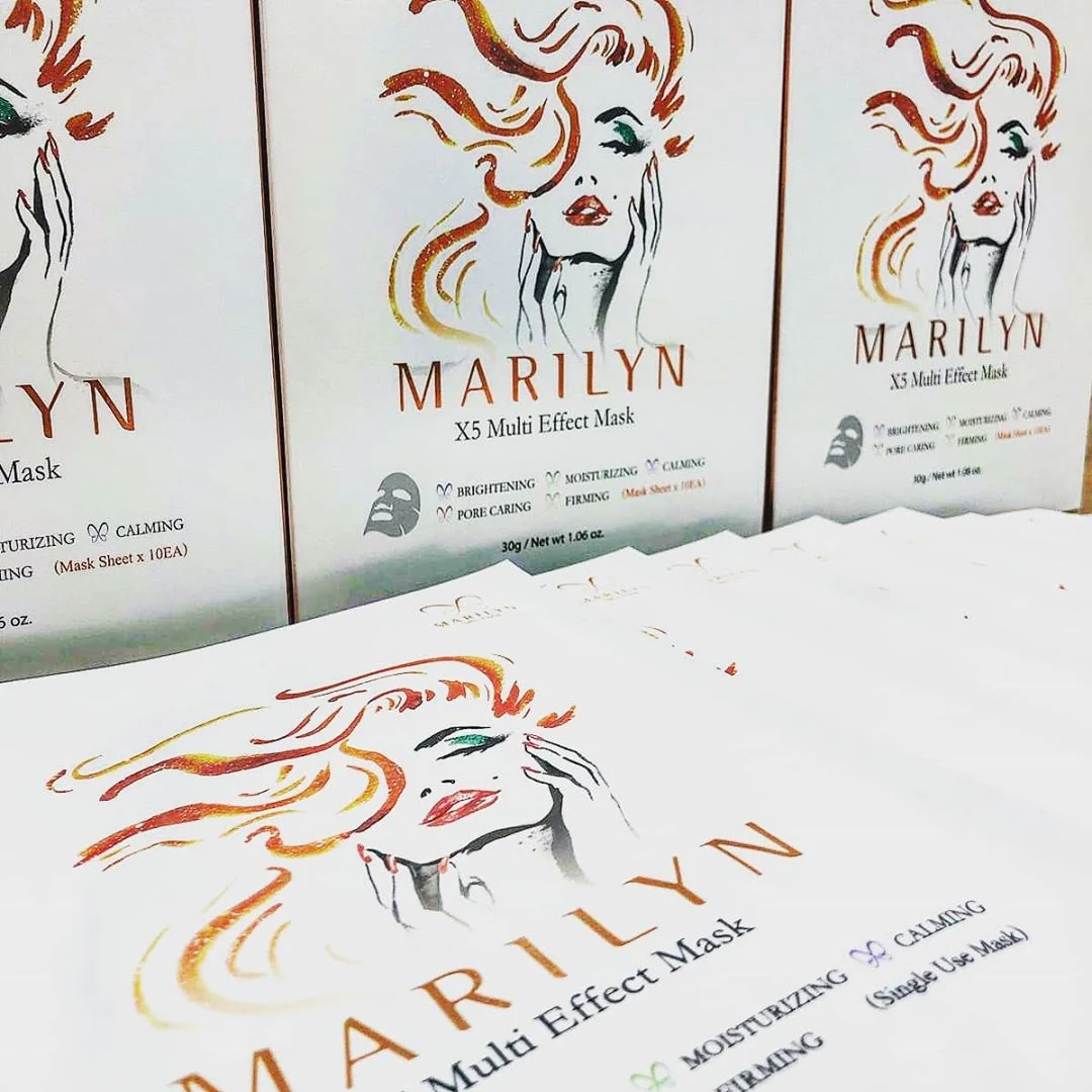 Marilyn Multi Effect mask 5 in 1 Skin Repair, Moisturing and Firming 10 pcs/box
