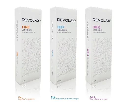 REVOLAX Hyaluronic Acid Filler Korea with LIDOCAIN – Fine, Deep, Sub-Q