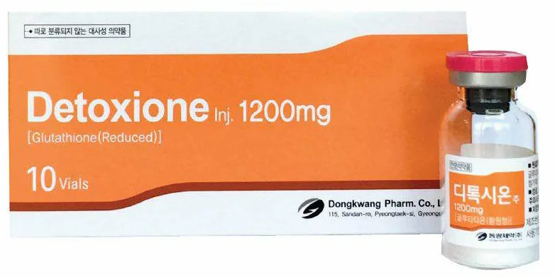Detoxione INJ L-reduced Glutathione Injection 1200mg *10 Korea