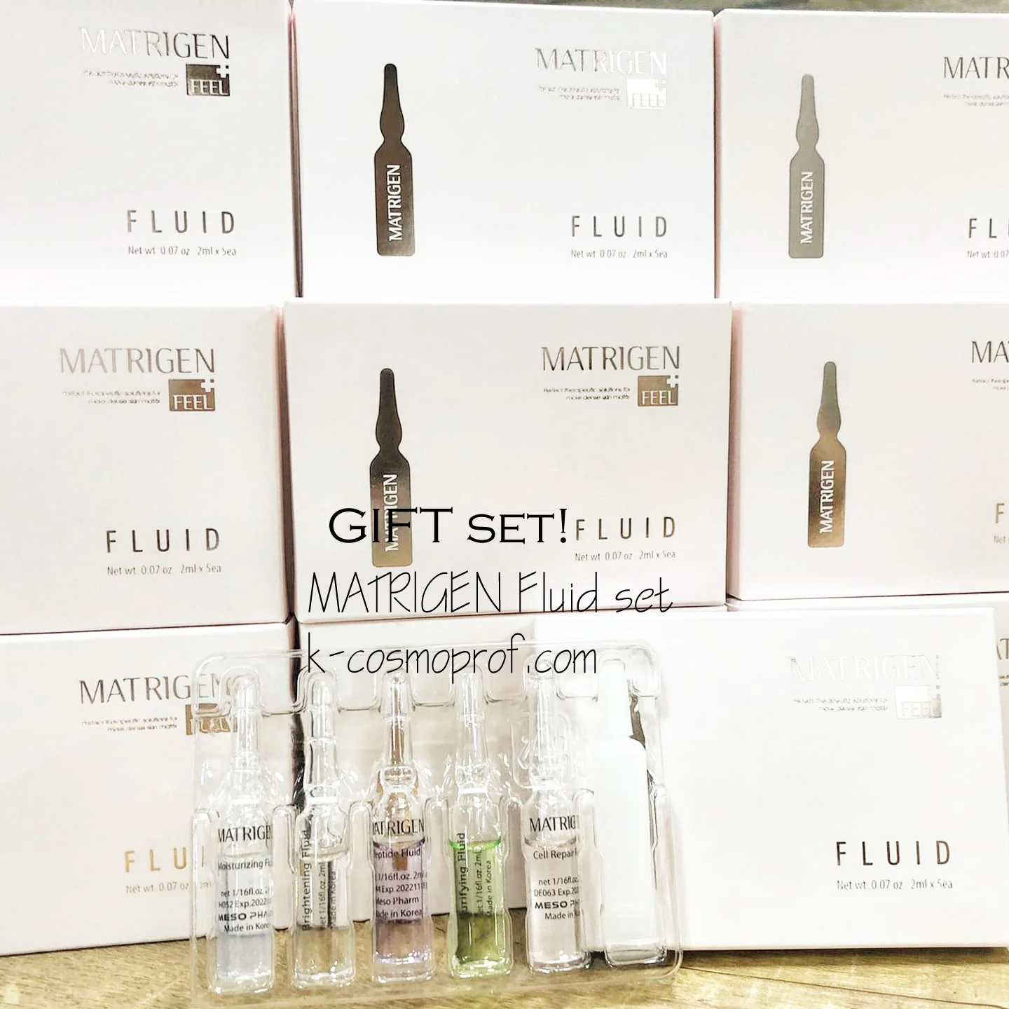 Matrigen Fluids SET SKIN CARE AMPOULE SET FREE GIFT 2ML X 5EA