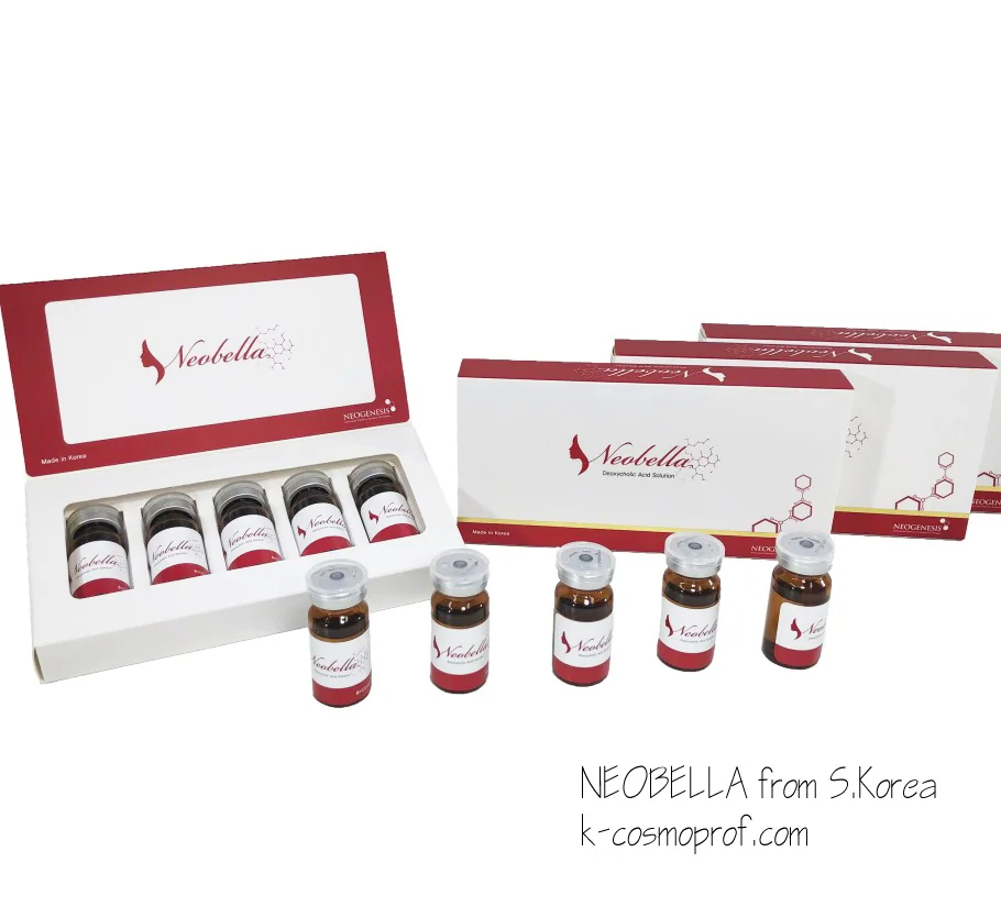 NEOBELLA lipolysis for face and body 5 ampoules of 8 ml. Injection use S.Korea