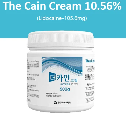 The Cain Cream Anesthetic Cream Lidocaine numb cream 10,56% – 500g